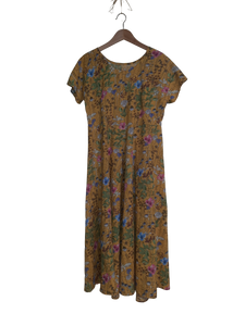 The Maxi I Dress Wildflowers on Yellow Size M